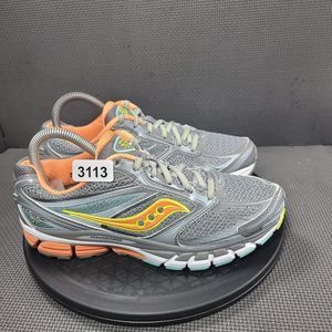 Womens Sz 8.5 Grey & Orange Saucony Guide 8 Running Shoes